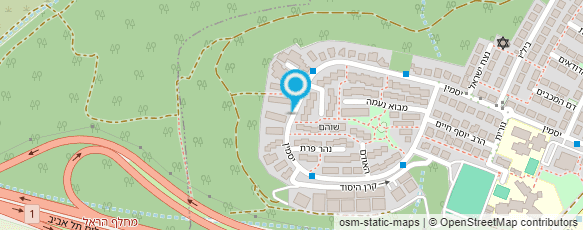 מפת הגעה אל יעל מלין בית ליוגה