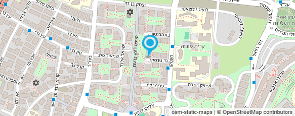 מפת הגעה אל המרכז לטניס שולחן