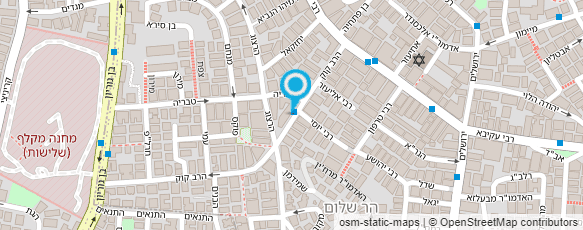 מפת הגעה אל נחמי גרינמן - גרין עיצוב אירועים