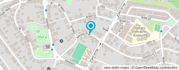 מפת הגעה אל מסגריית אחיעז