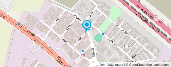 מפת הגעה אל מכון כושר Factory