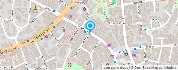 מפת הגעה אל עיצוב שיער - David