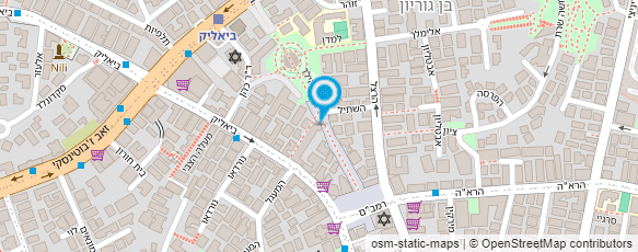 מפת הגעה אל המרכז ללימודים סלוניים ולטיניים