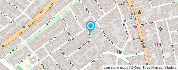 מפת הגעה אל יעל רון-סננט קלינאית תקשורת