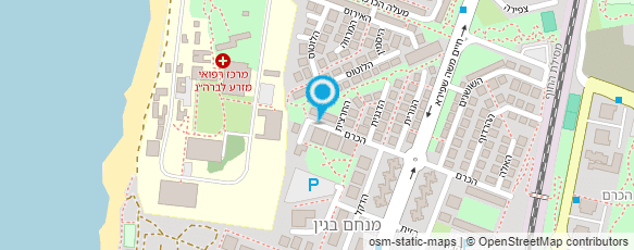 מפת הגעה אל נטלי מאמנת כושר