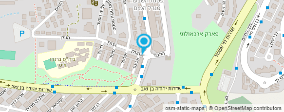 מפת הגעה אל מועדון הטניס