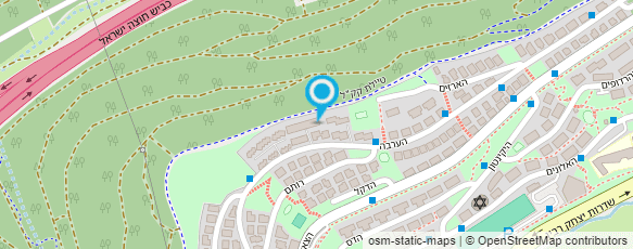 מפת הגעה אל אורה זגריזק-ריפוי בעיסוק