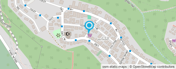 מפת הגעה אל מרכז המזון כבאביר