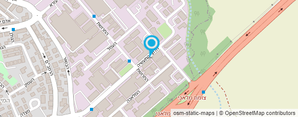 מפת הגעה אל מוסך אבי מפת הגעה אל מוסך אבי