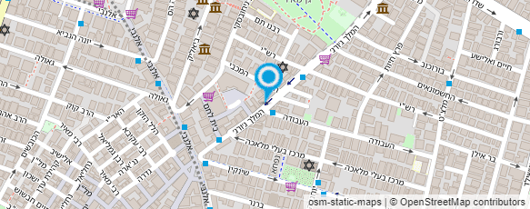 מפת הגעה אל מזוזה סנטר