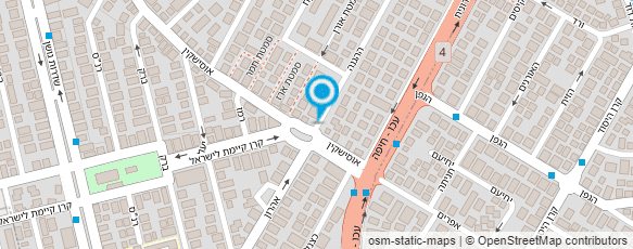 מפת הגעה אל פיצה סטריט השף האיטלקי