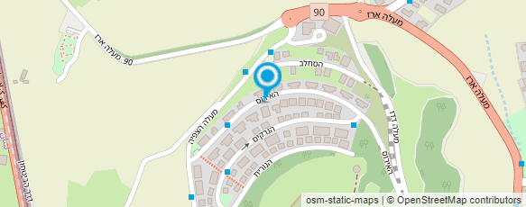 מפת הגעה אל אצלנו בחצר מטולה