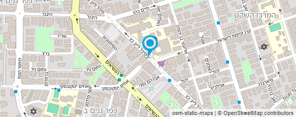 מפת הגעה אל מעוז הכושר אימון אישי