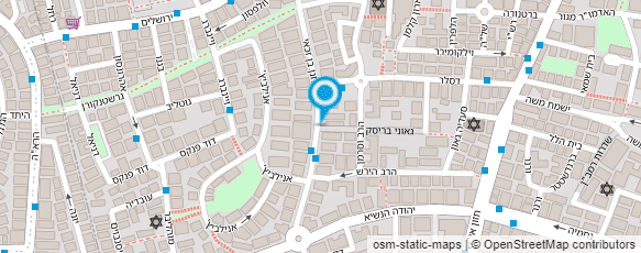 מפת הגעה אל כולל שערי בני ציון