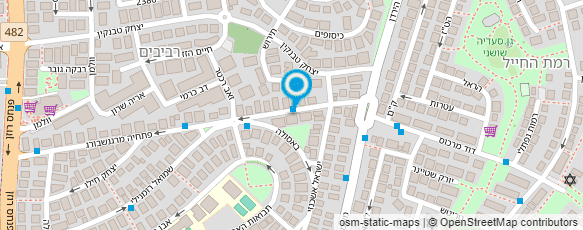 מפת הגעה אל כץ דוד ורונן