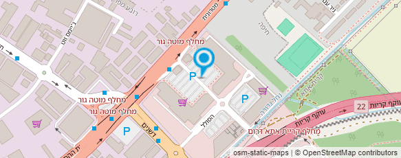 מפת הגעה אל 4 רגליים מרפאות וטרינריות