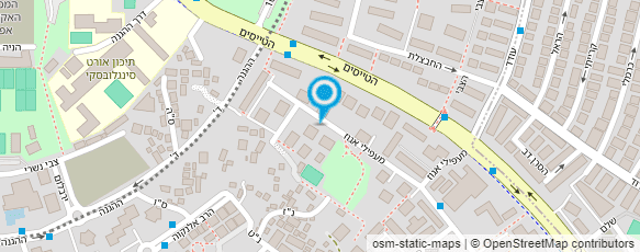 מפת הגעה אל אלן ellen makeup artist