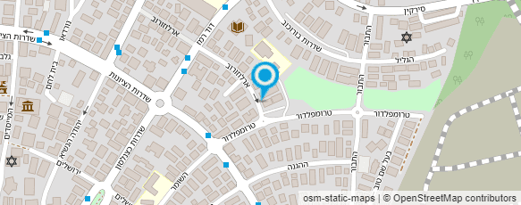 מפת הגעה אל אלעד אמסלם מעצב שיער