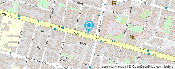 מפת הגעה אל סלון יופי פולינה