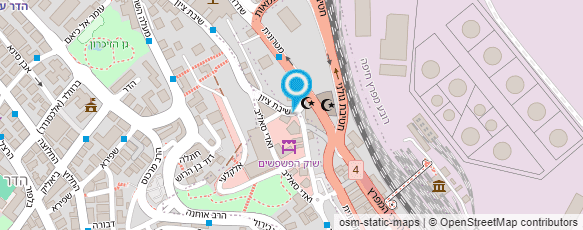 מפת הגעה אל עו"ד שמחה מרדכי