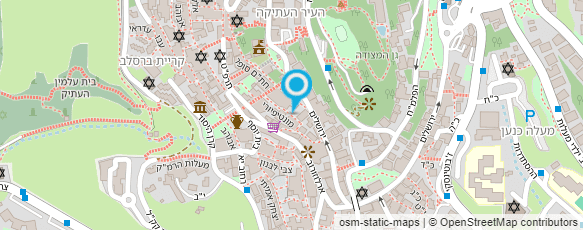מפת הגעה אל אחוזה בלב העתיקה