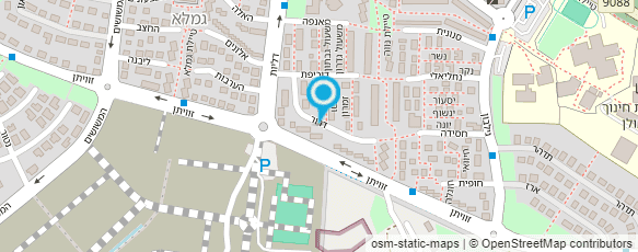 מפת הגעה אל סטודיו ציפוש - עיצוב גרפי