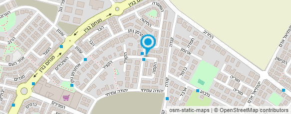 מפת הגעה אל מספרה ופנסיון - לנה קידר