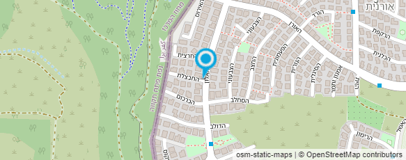 מפת הגעה אל אירית רפפורט-מזרחי