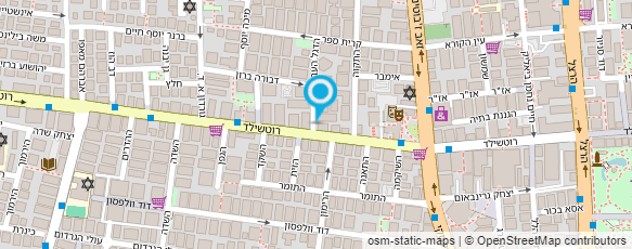 מפת הגעה אל נופר שמלות כלה