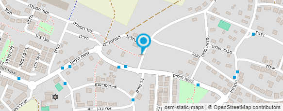 מפת הגעה אל גן איגום