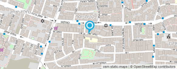 מפת הגעה אל Gymini - חוגי התעמלות לגיל הרך