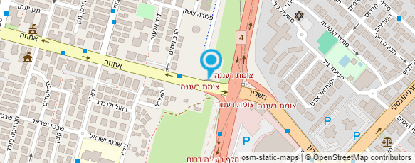 מפת הגעה אל נטלי ביטרן Natalie Bitran Pro. Makeup