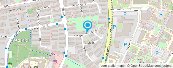 מפת הגעה אל פרופ' חיים יעבץ