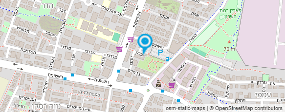 מפת הגעה אל דנה אורן - אימון אישי להרזיה