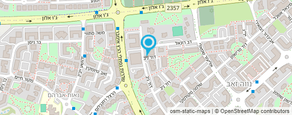 מפת הגעה אל מספרת ז'קלין עזריה