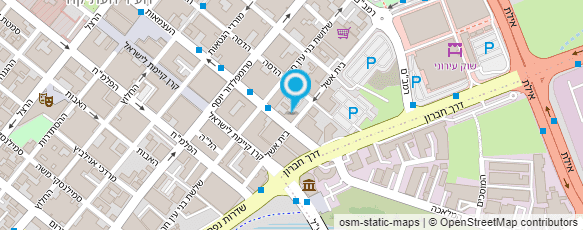 מפת הגעה אל צלל - מסעדה אתיופית