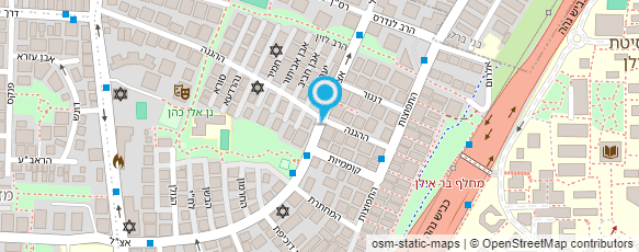 מפת הגעה אל שוק השכונה בעמ