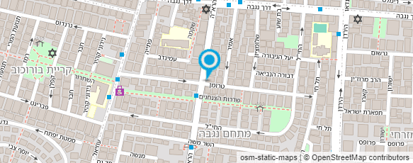 מפת הגעה אל יהודית צור - מעצבת פנים