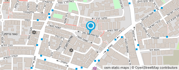 מפת הגעה אל בד לבן לסוכה