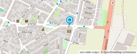 מפת הגעה אל טיפת חלב