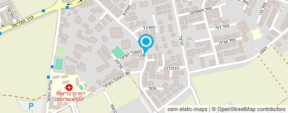 מפת הגעה אל קרן אור- משכן המחול העירוני