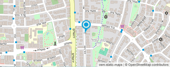 מפת הגעה אל סטודיו אדריכלות-תמר קול הררי