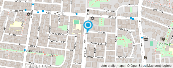 מפת הגעה אל בוטנסקי עיצוב ואדריכלות פנים