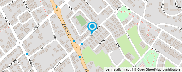 מפת הגעה אל מתן אוסטרובסקי - מטפל שיאצו מומחה