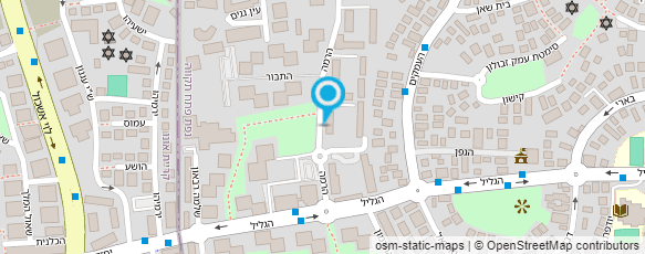 מפת הגעה אל הילה גינזבורג