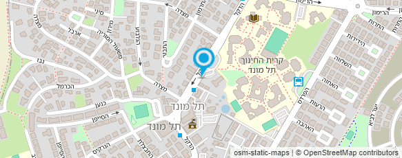 מפת הגעה אל ספריה ציבורית