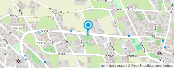 מפת הגעה אל הבית במושבה