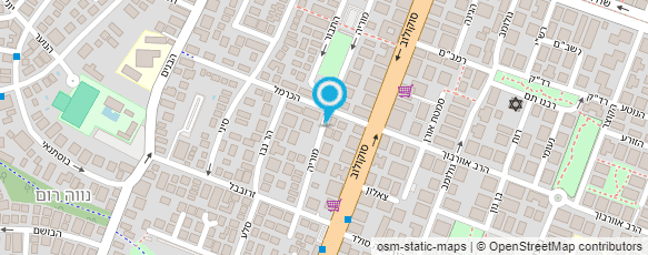 מפת הגעה אל מיכל גרינוולד טיפול בפסיכודרמה