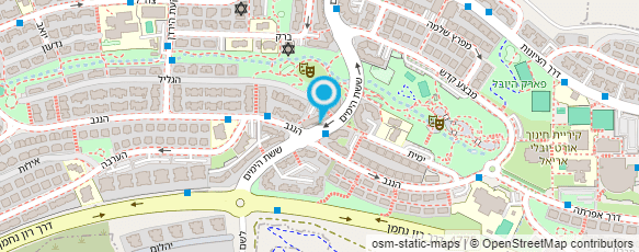 מפת הגעה אל נולדנו לטבע