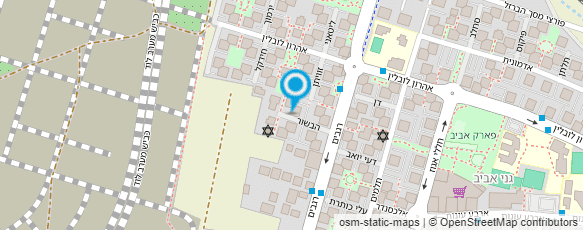 מפת הגעה אל דניאל שר- מאמן כושר